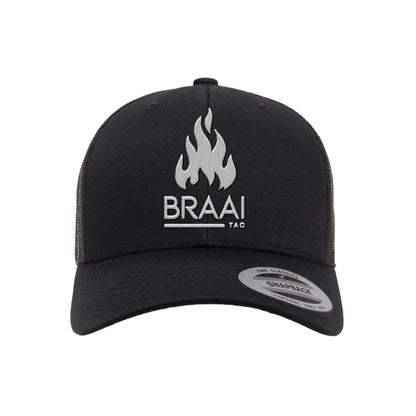 BraaiTac Black Trucker Cap